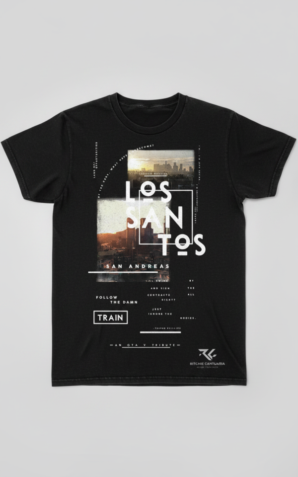 Los Santos San Andreas GTA V Tribute T Shirt