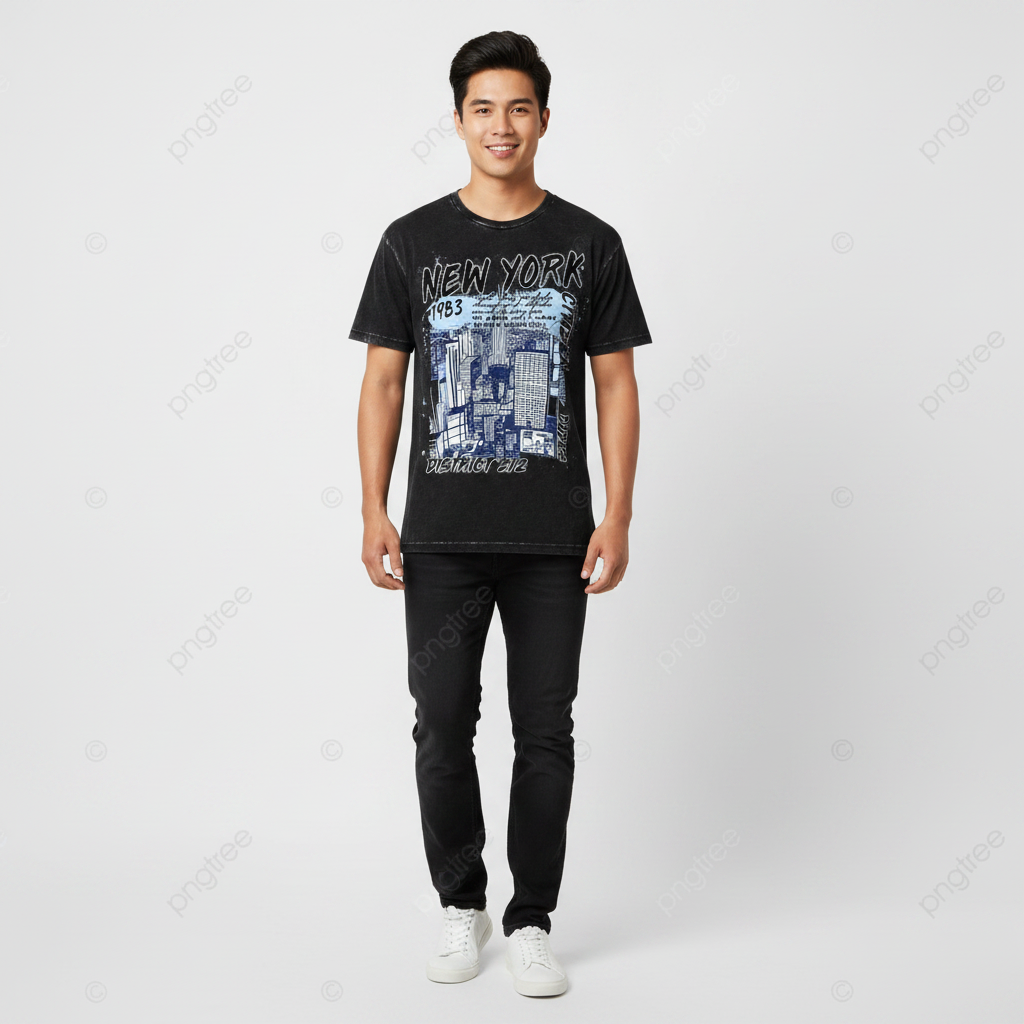 New York Cityscape Graphic T Shirt 1 New York Cityscape Graphic T Shirt 1