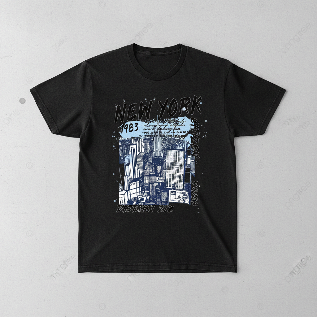 New York Cityscape Graphic T Shirt New York Cityscape Graphic T Shirt