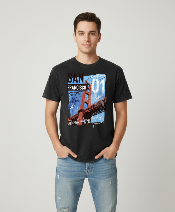 San Francisco Golden Gate Graphic T Shirt 1