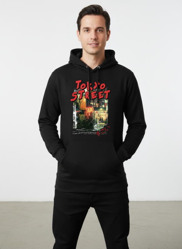 Tokyo Street Graphic Pullover Hoodie 1