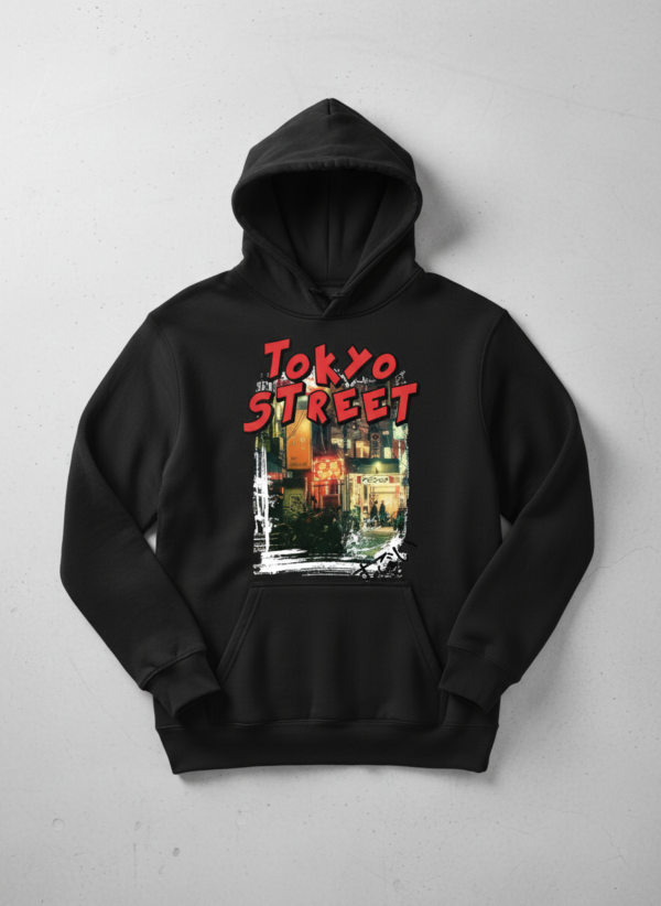 Tokyo Street Graphic Pullover Hoodie