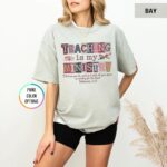 Comfort Colors Teaching Is My Ministry T Shirt Christian Teacher Faith Graphic Tee Inspirational Educator Shirt.jpg