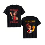 Funny Calm Or I Will Calm You Spanish Mom T Shirt Mexican Motherhood Graphic Tee Premium 100 Cotton Latina Humor Top Made in USA.jpg