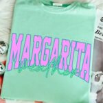 Comfort Colors Margarita Weather Distressed T Shirt Trendy Summer Vacation Graphic Tee Retro Beach Party Drink Shirt for Men Women.jpg