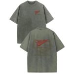 Holafish Miller High Life Acid Wash T Shirt Champagne of Beers Double Sided Graphic Tee Retro Lightweight Cotton Streetwear.jpg