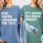 Comfort Colors Test Day T Shirt Matching State Testing Graphic Tee Retro Teacher Team T Shirts Aesthetic School Testing Season Outfit.jpg