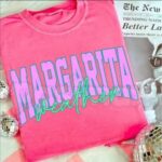 Comfort Colors Margarita Weather Distressed T Shirt Trendy Summer Vacation Graphic Tee Retro Beach Party Drink Shirt for Men Women.jpg