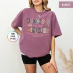 Comfort Colors Teaching Is My Ministry T Shirt Christian Teacher Faith Graphic Tee Inspirational Educator Shirt.jpg