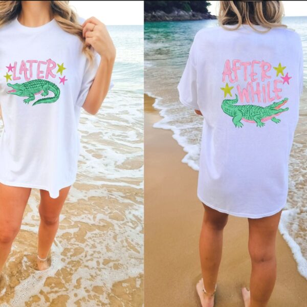 Comfort Colors Later Gator After While Crocodile T Shirt Retro Alligator Graphic Tee Funny Summer Animal Shirt Florida Vibes Top.jpg
