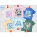 Comfort Colors School Test Day T Shirt Motivational Student Graphic Tee Encouraging Quote Shirt Aesthetic Positive Mindset Classroom Outfit.jpg