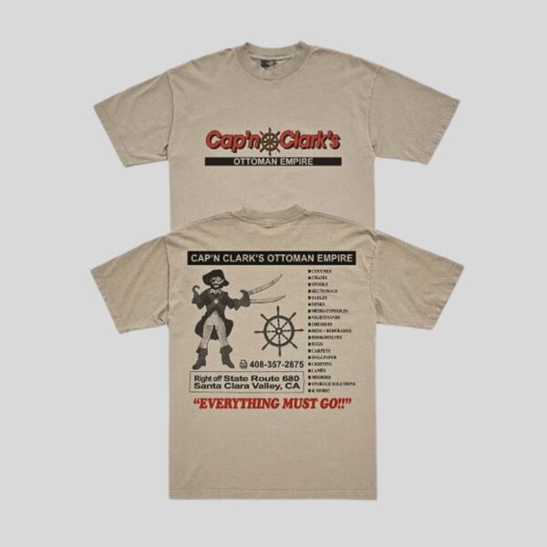 Funny Ottoman Empire Pun T Shirt Nautical Captain Humor Graphic Tee Unisex Cotton Shirt.jpg