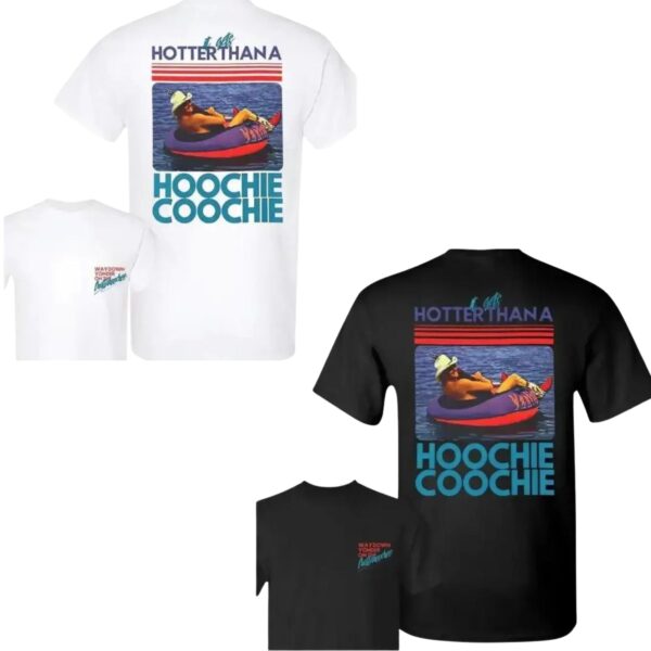 Hotter Than a Hoochie Coochie T Shirt Vintage Country Music Graphic Tee Retro Western Humor Shirt.jpg